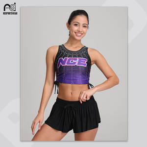 Uniformes de Animadoras con Diseño OEM, Ropa de Calentamiento para Jóvenes, Trajes de Animadoras para Niñas, Faldas - Product Image 2