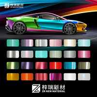 Film de protection de peinture ZiRui Graphite Gray, couleur changeante, TPU auto-réparant, matériau américain, colle Ashland