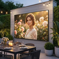 Téléviseur intelligent grand format LCD 4K UHD haute luminosité 65, 75, 86 pouces, lisible en extérieur sous la lumière du soleil, 4000 cd, pour affichage commercial et animations en libre-service