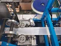 Machine de fabrication de housses de volant en plastique Deheng, moteur contrôlé par PLC, haute vitesse, utilisation facile, 220V 3.5kW, garantie 1 an