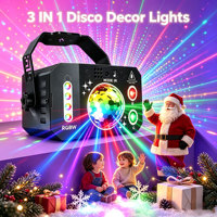Lumières décoratives de Noël, lumières de mariage, lumières de discothèque, laser DJ pour les fêtes, anniversaires, raves, bars, karaokés, spectacles de Noël |   YSH