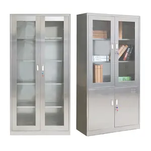Factory Price Stainless Steel Hospital Pharmacy Outpatient Medicine Cabinet