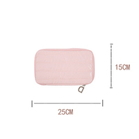 Bolsa de pasaporte portátil impermeable multicapa multifuncional Qetesh bolsa de documentos de almacenamiento de viaje Simple