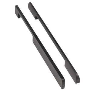 Kenop Lemari Aluminium Alloy, Perlengkapan Furnitur, Gagang Pintu Lemari, Warna Emas Hitam, Kenop Kabinet, Kenop Laci, Kenop Dapur - Product Image 3