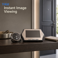 Visiophone numérique LCD HD de 4,3 pouces avec 160 points d'accès °   Objectif grand angle avec détection PIR, capture photo et vidéo, visualisation à un bouton pour les portes