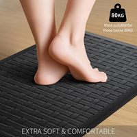 Tapis de cuisine CR Wholesale en PVC imprimé, moderne, rembourré, confortable, anti-fatigue, imperméable et antidérapant