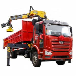 Faw Crane Truck 4x2 4x4 RHD Grúa montada <span class=keywords><strong>en</strong></span> camión con caja <span class=keywords><strong>de</strong></span> volquete 5T Vehículo <span class=keywords><strong>de</strong></span> agarre <span class=keywords><strong>de</strong></span> transferencia <span class=keywords><strong>de</strong></span> madera <span class=keywords><strong>de</strong></span> ladrillo - Product Image 1