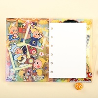 Cuaderno de Hojas Sueltas Acrílico Agitable] Cuaderno de Diario de Alta Calidad Estilo Japonés Lindo Melody para Estudiantes