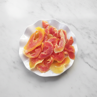 Nieuwe voorraad Rode Hart Papaya Gedroogde Papaya Schijfjes Gekonfijt Fruit Zoetzuur Fruit Gedroogde Papaya Landelijke Groothandel