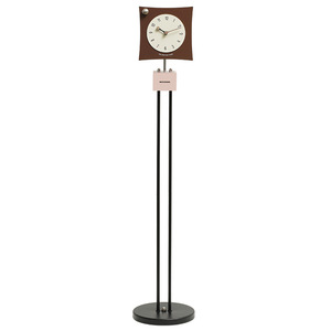 Wozoom Standing <b>Clock</b> Square Quartz <b>Movement</b> Lucky Red Living Room Decor Housewarming Gift - Product Image 5