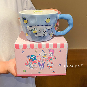 New <b>Cute</b> Cat-themed Ceramic <b>Mugs</b> in Color Box Packaging Large-capacity Coffee Cups with High Appearance Standards Birthday Gifts - Product Image 2
