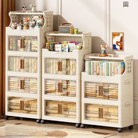 Boîte de rangement roulante en plastique multi-tiroirs pour salon, vente en gros