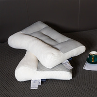 Oreiller pour le cou personnalisable en gros solide Rembourrage en fibre de soja Matériaux écologiques Caractéristiques d'évacuation de l'humidité
