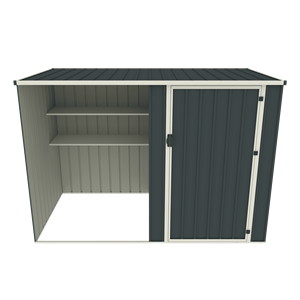 Cobertizo Metálico de Fábrica EF0804(B)-H162, Cobertizo de Almacenamiento para Jardín Exterior con Estantes, Cobertizo de Metal para Patio Trasero, Cuarto de Utilidades - Product Image 6