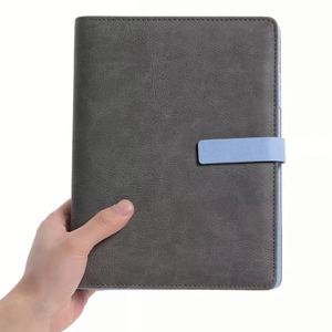 Carnet de notes en cuir PU à spirale, format B5/A5, de luxe, pour bureau, avec boucle magnétique, de haute qualité, vente en gros 2026 - Product Image 2