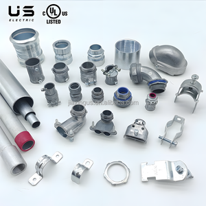 Emt הולם רשום emt מחבר 3/4 "צינור מתכתי חשמלי (emt) מחבר דחיסת גשם חזק עם גרון מבודד - Product Image 6