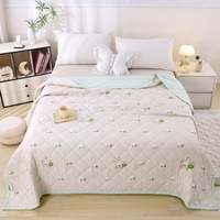 Ensemble cadeau de couette rafraîchissante d'été pour enfants, couette fine pour climatisation, tissu brocart 100% acrylique, style moderne minimaliste