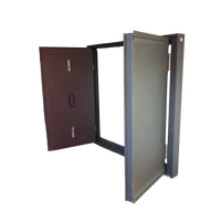 Persianas de Ventana Antivandálicas de Acero de Doble Apertura de Estilo Moderno para la Seguridad de Contenedores de Envío