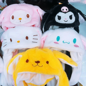 <span class=keywords><strong>Gorro</strong></span> <span class=keywords><strong>de</strong></span> Conejo <span class=keywords><strong>de</strong></span> Peluche Súper Suave para Niños, para Fiestas <span class=keywords><strong>de</strong></span> Navidad, <span class=keywords><strong>Pikachu</strong></span>, Unicornio, Stitch, <span class=keywords><strong>con</strong></span> <span class=keywords><strong>Orejas</strong></span> Móviles, Relleno <span class=keywords><strong>de</strong></span> Algodón PP - Product Image 4