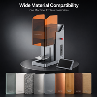 Máquina de Marcado Láser UV de 5W, 355nm, de Escritorio, Grabador Interno 3D para Cristal y Vidrio, 60x60x90mm, para Personalización de Joyas y Regalos