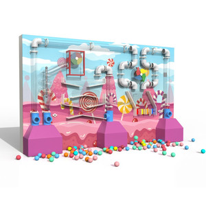 Molino <span class=keywords><strong>de</strong></span> viento <span class=keywords><strong>de</strong></span> pared para niños, <span class=keywords><strong>Museo</strong></span> <span class=keywords><strong>de</strong></span> Ciencia, exhibiciones, área <span class=keywords><strong>de</strong></span> juegos interactiva, zona <span class=keywords><strong>de</strong></span> juegos para niños - Product Image 1