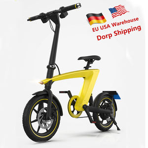 EU US Warehouse 48v 7.5ah Embedded Lithium Battery Adult Electric City EBike Fold Hybrid Bicycle for Women <strong>Girls</strong> 36v Electronic - Product Image 1