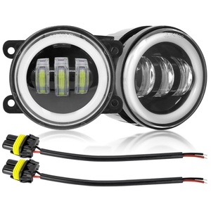 Feux antibrouillard 30W avec DRL 90MM, avec support adapté aux feux de voiture modifiés à LED de 3,5 pouces avec ouverture bicolore - Product Image 6