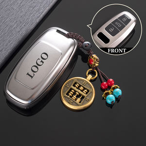 Housse de protection pour <span class=keywords><strong>clé</strong></span> de voiture en TPU souple personnalisable pour <span class=keywords><strong>Audi</strong></span> <span class=keywords><strong>A3</strong></span> A4 A5 A6 A7 Q3 Q5 S6 B6 B7 B8 C6 <span class=keywords><strong>8P</strong></span> 8V FOB Auto Accessoires - Product Image 2