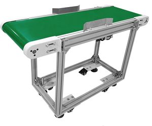 電動小型ベルトコンベア、食品工場向け昇降式コンベア組立ライン、資材搬送用 - Product Image 4