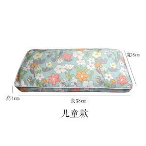 Almohada de trigo sarraceno y artemisia, adecuada para niños y uso doméstico, hecha de algodón puro, absorbente, lavable y multifuncional. - Product Image 2