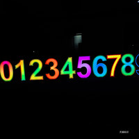 Enseignes lumineuses à lettres canal LED RGB, éclairage à pixels adressables, effets de dégradé et de poursuite, enseigne personnalisée pour nom de magasin, OEM