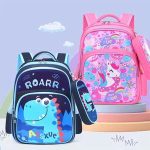新款时尚3D 6-9岁书包轻便防水青少年背包带特殊颜色幼儿园背包 - Product Image 5
