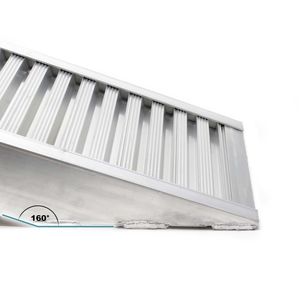 Rampa de muelle de carga de aluminio de 3 toneladas de servicio pesado Escaleras y rampas amigables con montacargas para Car <span class=keywords><strong>Go</strong></span> Cart y ATV UTV - Product Image 6