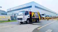 Prix usine KAMA 4.5 CBM compacteur camion à ordures camion moyen pratique chine de haute qualité