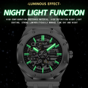 BINBOND Automatic Men Brand <strong>Mechanical</strong> Tourbillon Watches Waterproof Business Stainless Sport <strong>Clock</strong> - Product Image 6