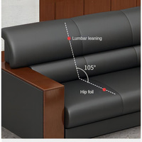 Hot Selling Modern Luxus Designer Fabrik preis New Style Büromöbel Sofa Günstiger Preis 1 2 3 Lounge Leders ofa Set