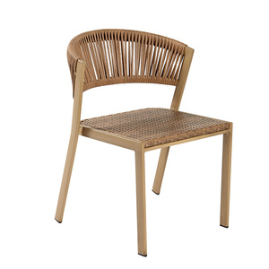 Set Salvaspazio <span class=keywords><strong>da</strong></span> Esterno: Tavolino <span class=keywords><strong>da</strong></span> Caffè e 2 Sedie in Rattan Intrecciato per <span class=keywords><strong>Terrazzo</strong></span>, Giardino o Bistrò - Product Image 6