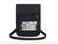Sac à bandoulière unisexe avec fermeture éclair Pochette pour téléphone portable Fenêtre transparente Passeport de voyage Porte-carte d'identité Motif de bonbons Sac à utiliser les clés