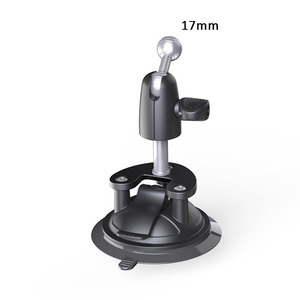 Fuerte 88mm TPU tintado ventosa nuevo soporte de teléfono accesorio para autobús coche <span class=keywords><strong>Taxi</strong></span> camión 17mm Base de montaje de bola soporte giratorio para tableta - Product Image 2