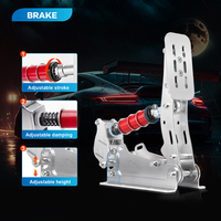 SIMSONN Simulator Balap PC Hemat Biaya Pedal USB PRO-P3 Bahan Stainless Steel dengan Setir Game untuk Game PC