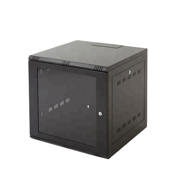 Network Switch Rack 4u 6u 9u Glass Door 19" Wall Mount Cabinet