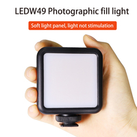 LED Portable Selfie photographie lumière de remplissage carrés ensembles de lumière de remplissage pour Selfie en direct