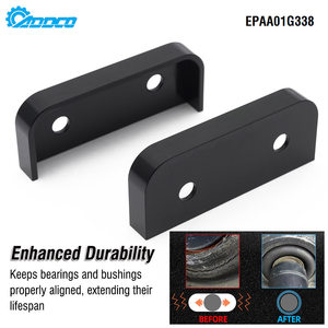 ADDCO - EPMAN Cache d'alignement du palier central d'arbre de transmission pour VW Golf 7/8 R <span class=keywords><strong>Arteon</strong></span> R Audi S3 RS3, Kit noir anodisé EPAA01G338 - Product Image 2