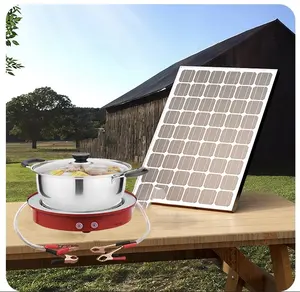 Dc güneş ocak sistemi 12v güneş ev aletleri