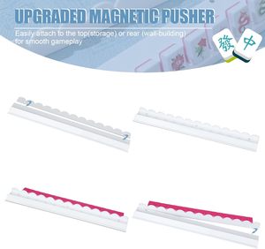 Organizador de Pared Portátil de Plástico Blanco para Fichas de Mahjong, Diseño Clásico, Fácil Acceso, para 4 Jugadores - Product Image 6