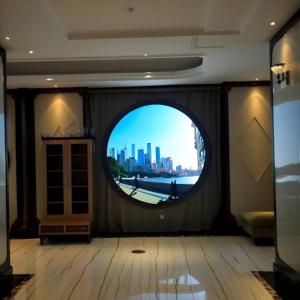 Letrero Digital LCD para Exteriores, Resistente al Agua, de Una o Dos Caras, con Pantalla Táctil, para Taxis y Edificios, con Forma Redonda, Marca Aglare - Product Image 3