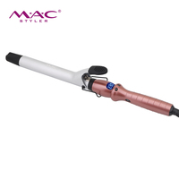 Fer à friser triple protection MAC Styler, baguette à friser les cheveux, 450F Pro, boucles douces, fer à friser professionnel LCD