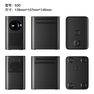 New S30 4000 Lumens LED chiếu Full HD 1920x1080P phiên bản toàn cầu rạp hát Android 7.1/10 mini nhà 4K Video <span class=keywords><strong>Movie</strong></span> Máy chiếu - Product Image 6