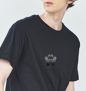 Haute qualité unisexe à manches courtes 100% coton surdimensionné brodé Logo écran personnalisé <span class=keywords><strong>t</strong></span>-shirt hommes <span class=keywords><strong>T</strong></span>-shirts <span class=keywords><strong>t</strong></span>-shirt - Product Image 5