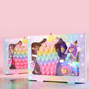 Joli kit de cosmétiques pour adolescentes, petit sac à monnaie pour filles, non toxique, végétalien, étiquette privée, ensemble de maquillage pour enfants - Product Image 3